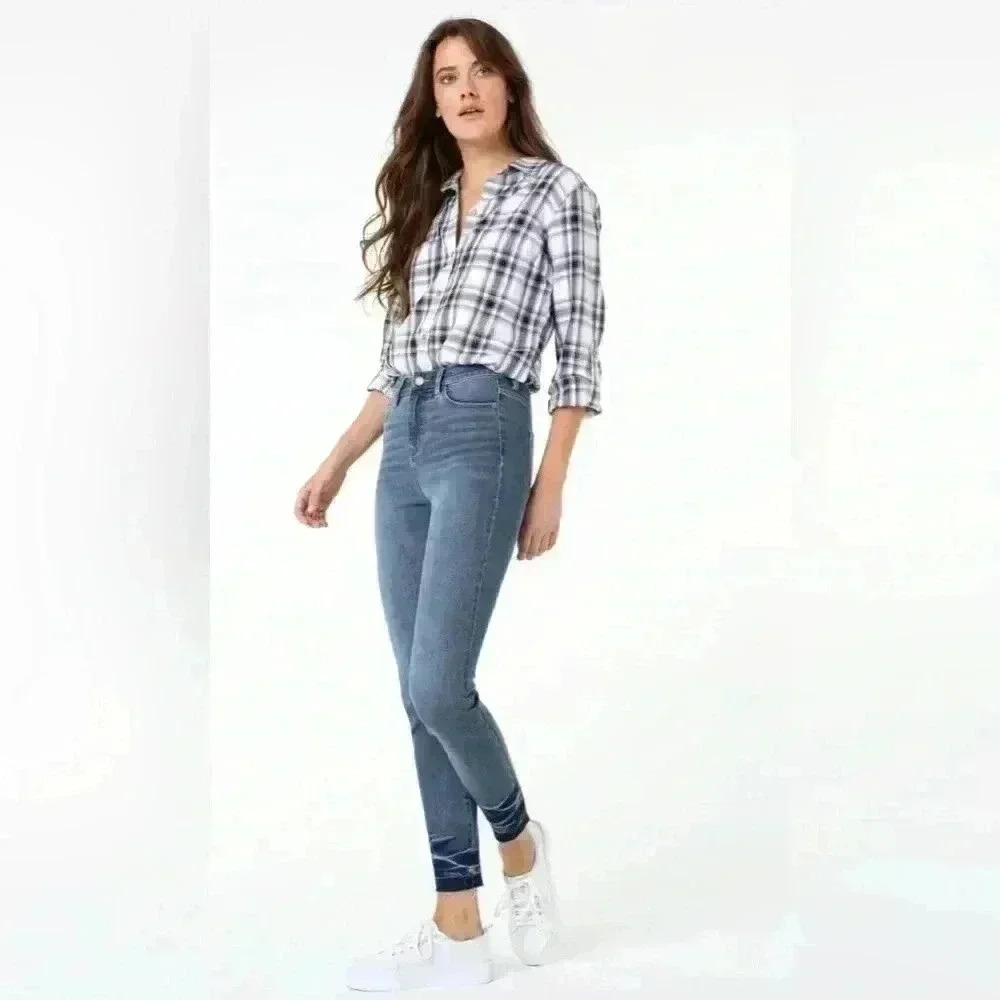 Liverpool Abby High-rise Ankle With Released Hem Womens Jeans Size 6/28.